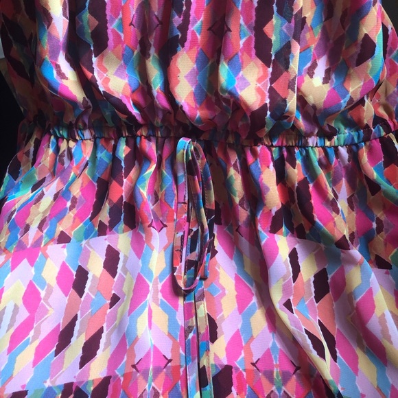 Jessica Simpson multicolored halter dress - Picture 5 of 5